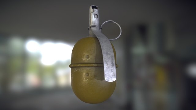 Grenade RDG-5 3D Model