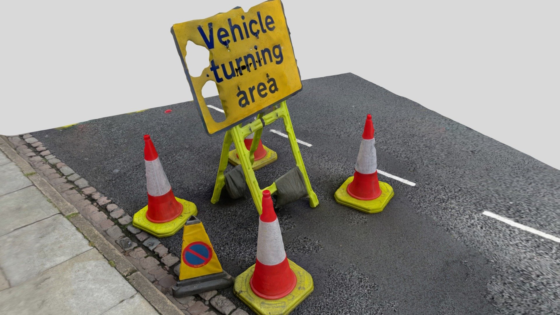 Roadworks Warwick St Mary’s Church - Buy Royalty Free 3D model by Alex ...