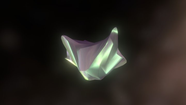 Opal Abstract Sculpture - Daily 3 3D Model