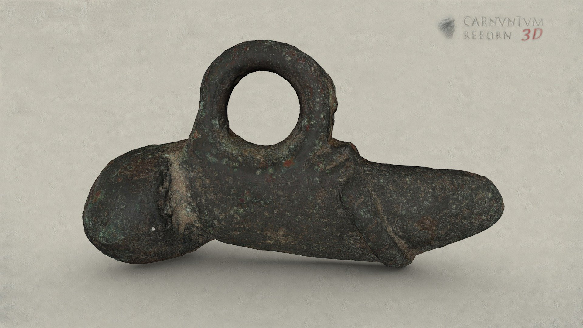 Anhänger in Phallusform — Sketchfab embed 3D viewer