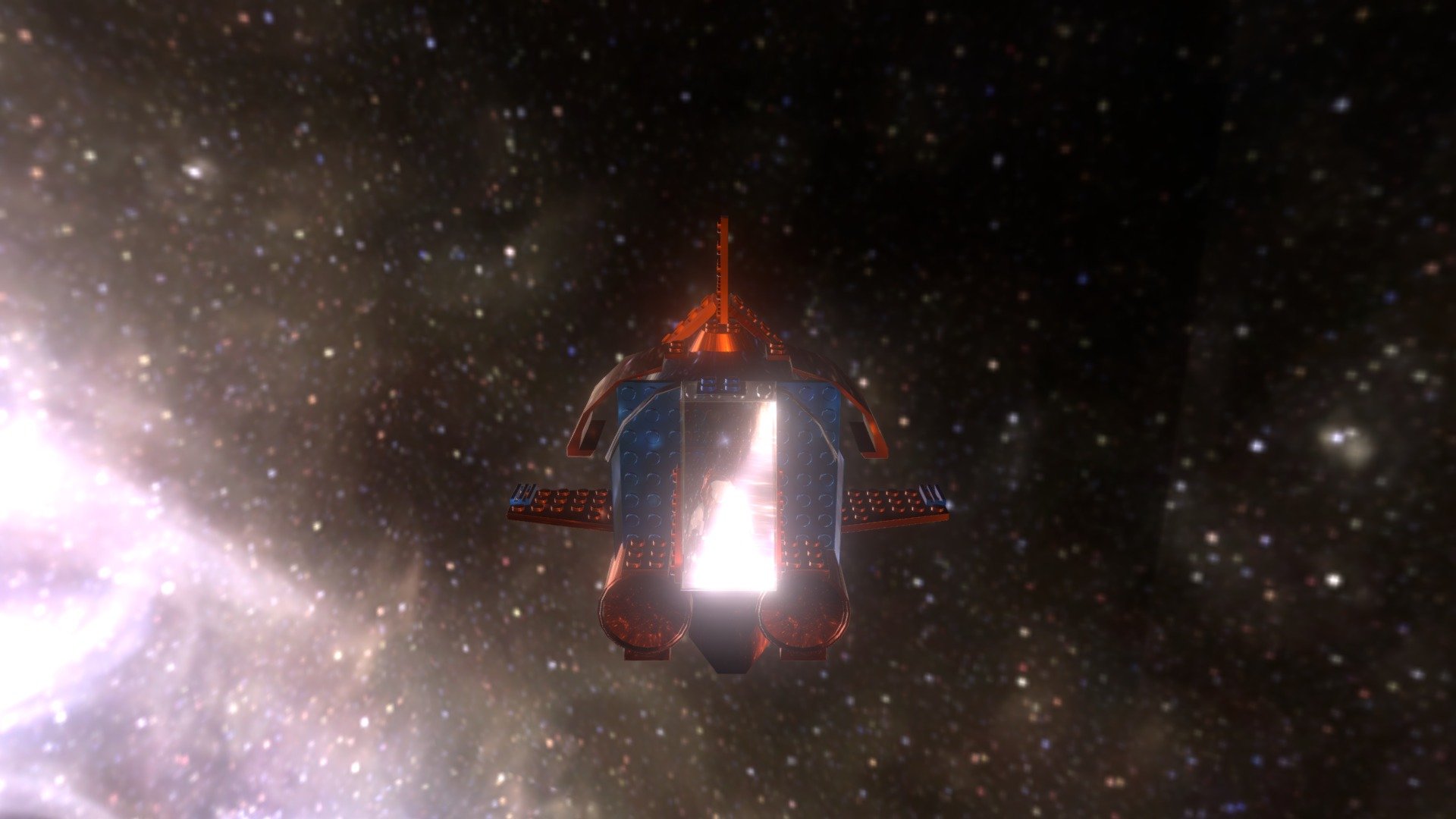 'Toy-Brick' Sharkship