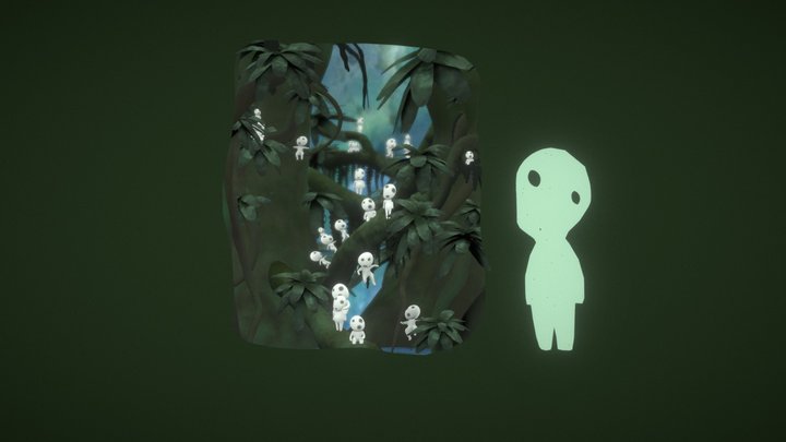 Kodama forest 3D Model