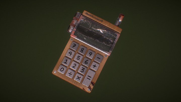 Calculator 3D Model