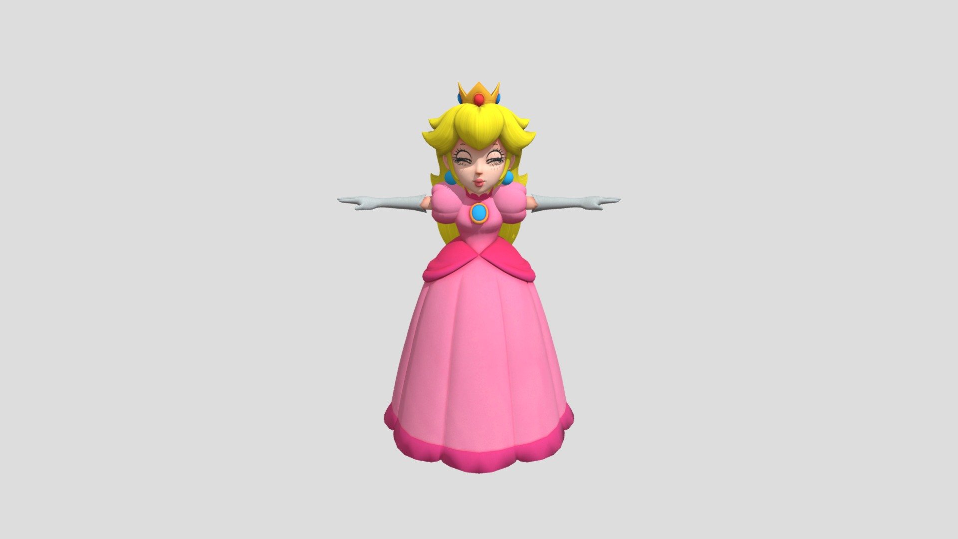 Nintendo Switch - Super Mario Odyssey - Peach - 3D model by joyalromy  (@joyalromy) [015e0e7]