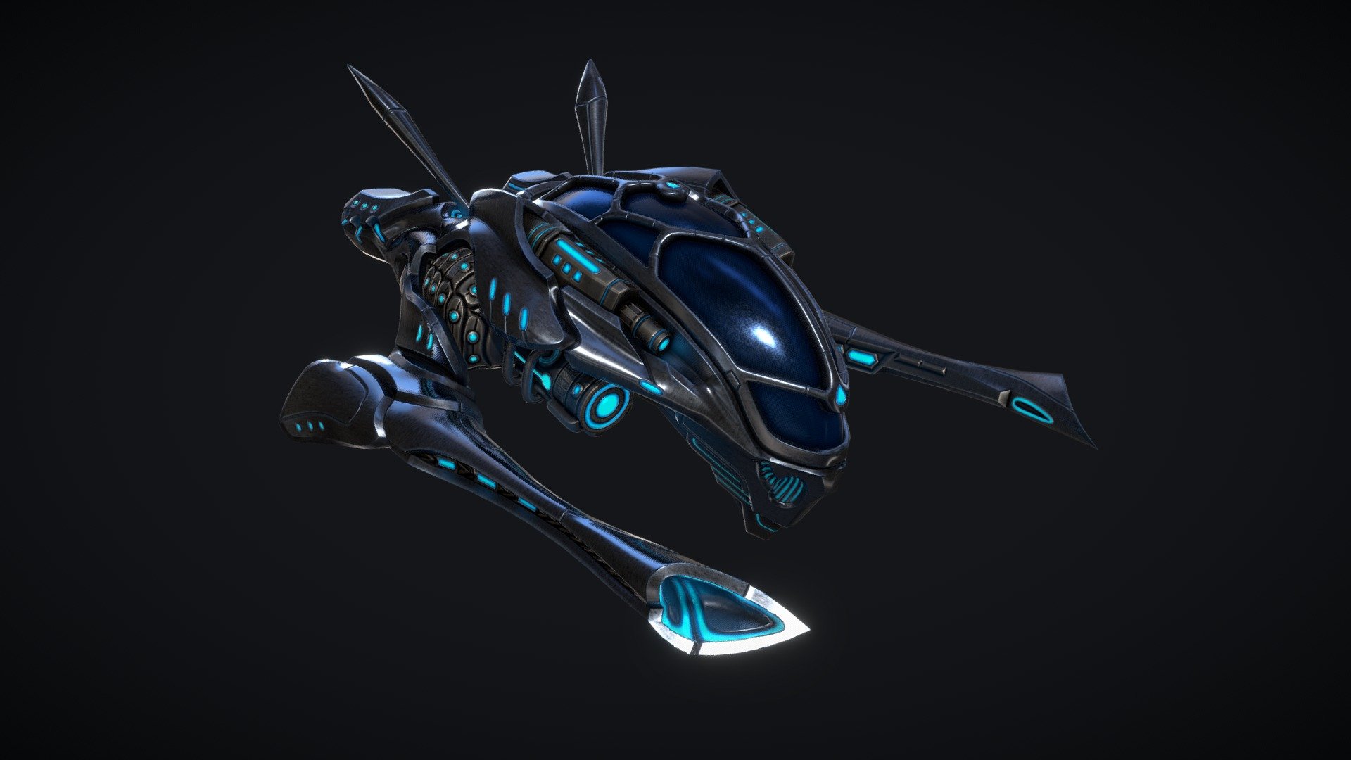 Starfighter - 3D model by grecay [015e5b7] - Sketchfab