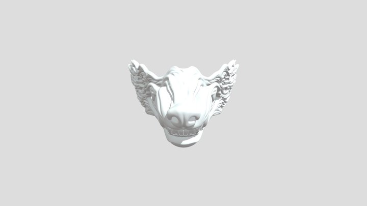 Wolf Mask 3D Model