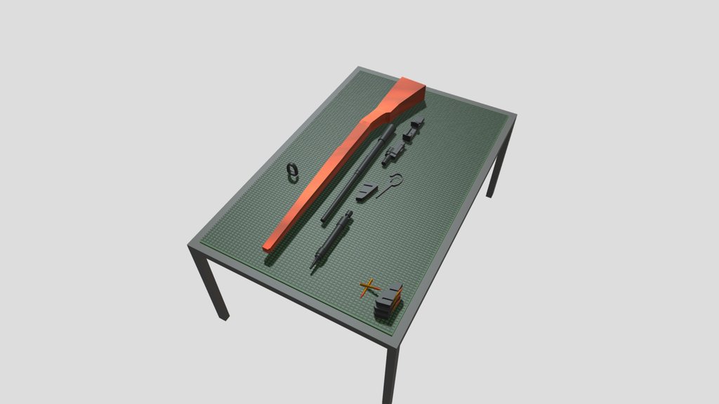 LEE rifle material low polly