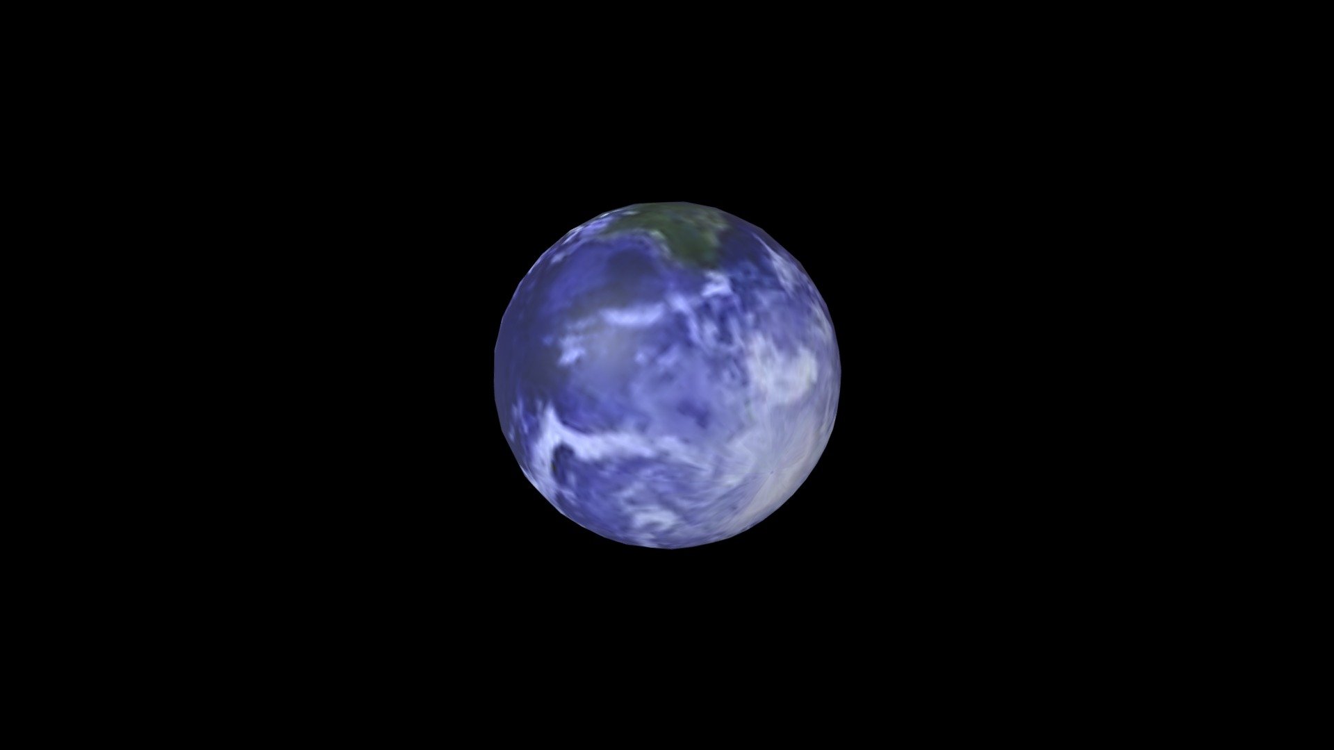 Earth planet with stars background