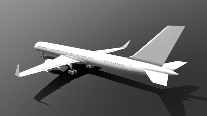 Boeing 757-300 3D Model