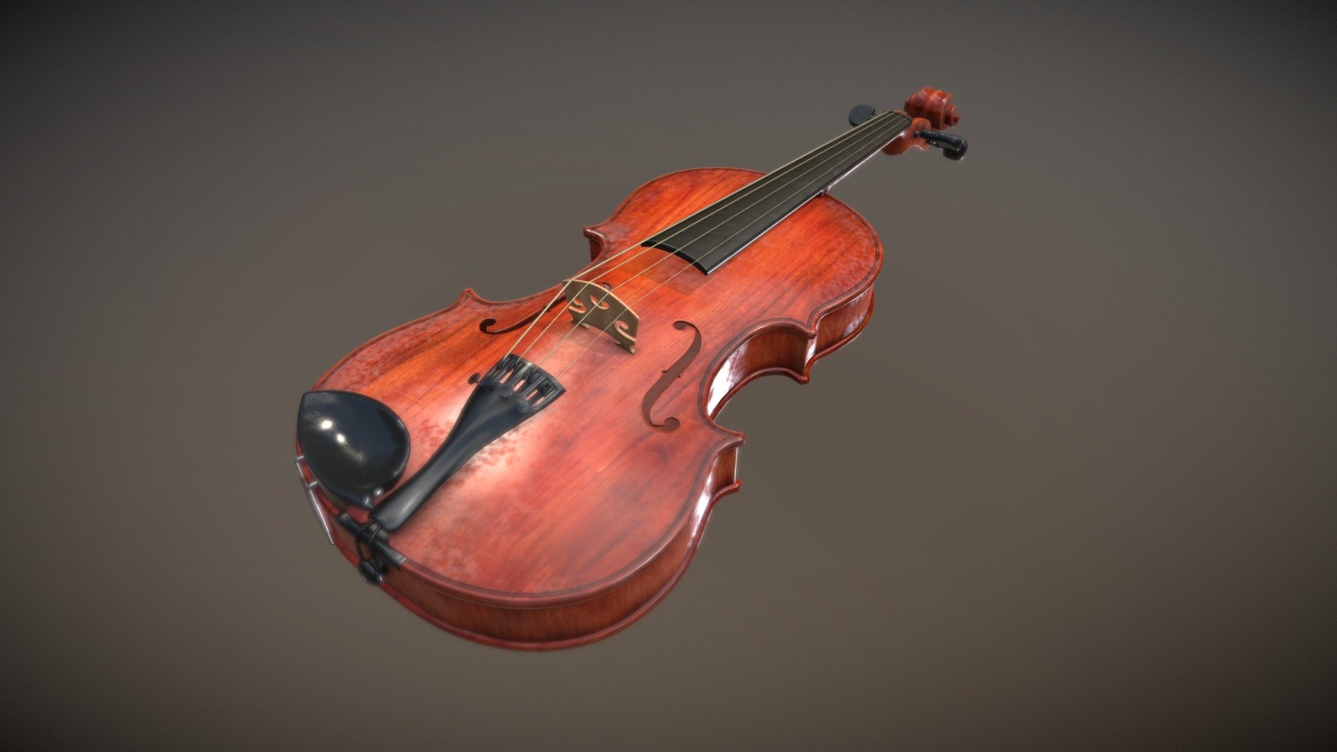 Violin Download Free 3d Model By Voldepreuss [0162dea] Sketchfab