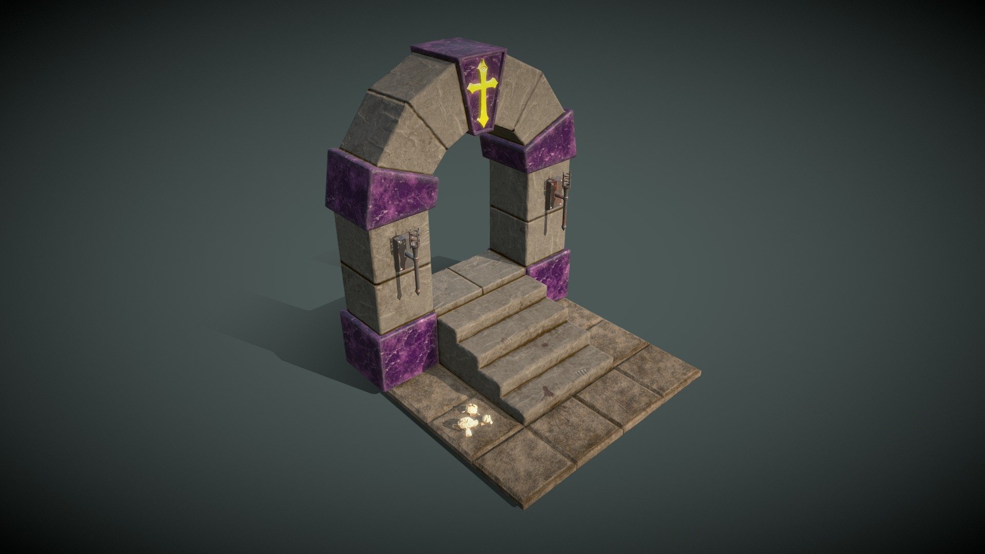 castle-ravenloft-entrance-tile-download-free-3d-model-by-michael