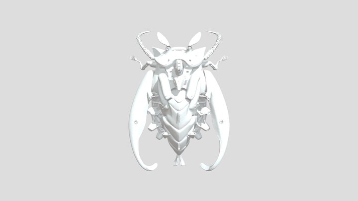 Cyberpunk Insect 3D Asset
