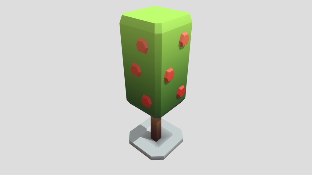 Tree 6 / Дерево (Low Poly)