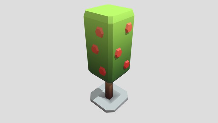 Tree 6 / Дерево (Low Poly)