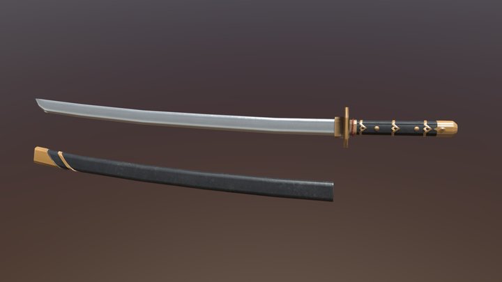 Kiku Ichimonji  Slane's Sword 3D Model