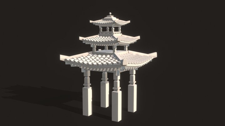 temple2 3D Model