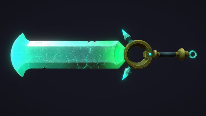 Jade Sword - Espada de Jade 3D Model