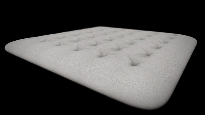 Japanese Zabuton 3D Model