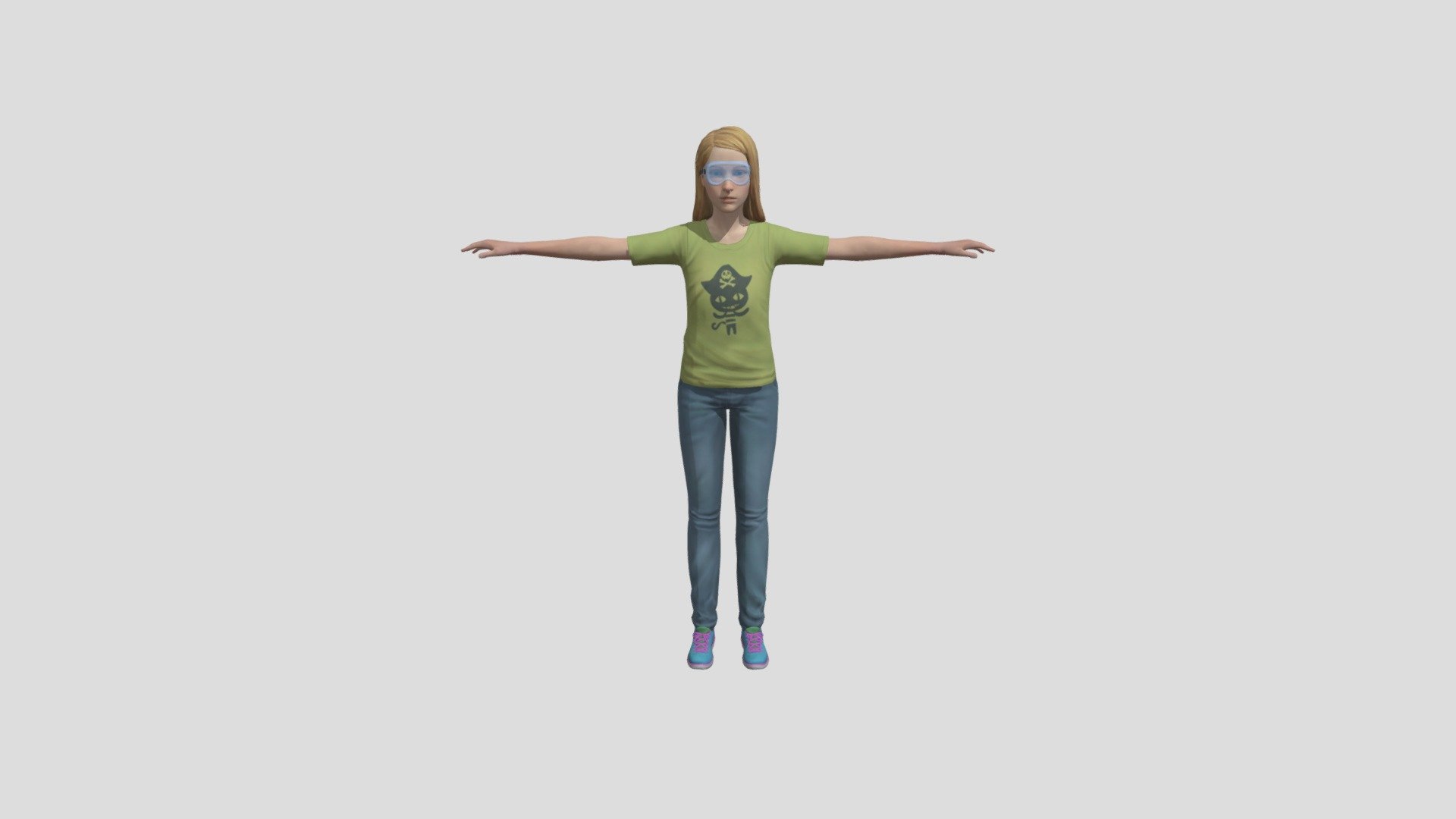 Хлоя Прайс Молодости - Download Free 3D model by Наруто (@yelena ...