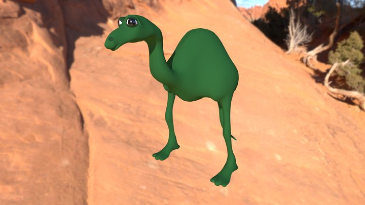 Dino-Camel-Ostrich Thing 3D Model