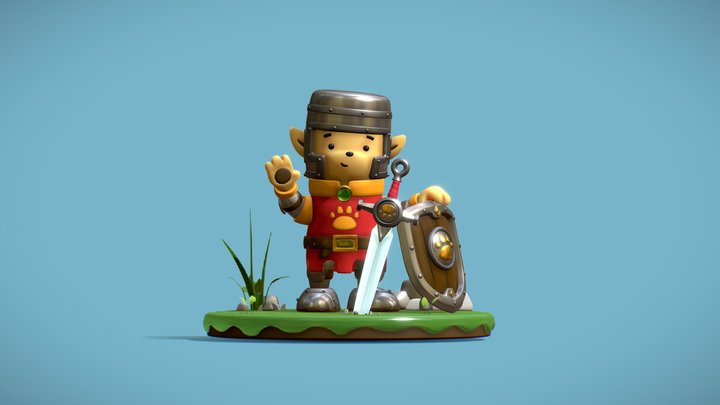 Cancelot// Pose 1 3D Model