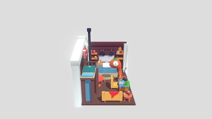 Fisherman House Reupload 3D Model