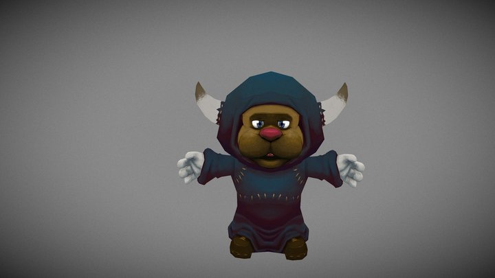 Mingo The Dog WIP 3D Model