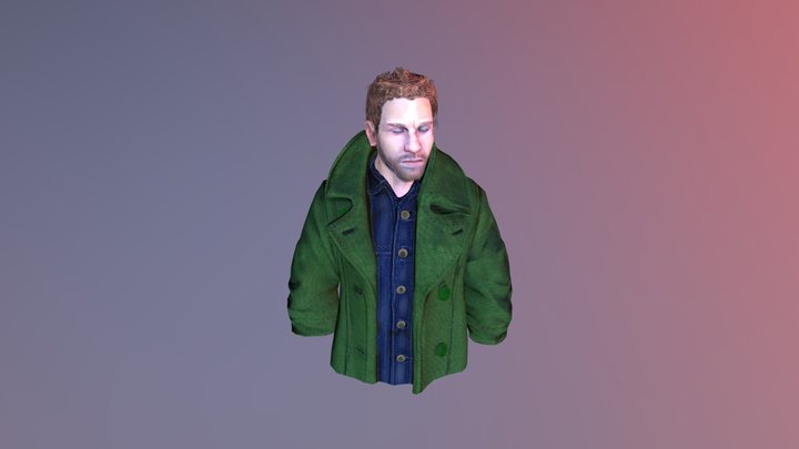 Trench Man 3D Model