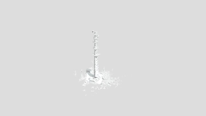Comms Tower 3D Model