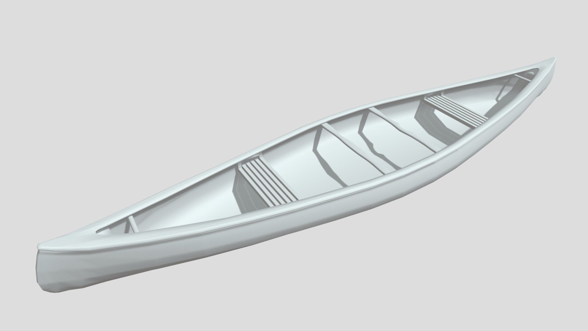 Canoe Download Free 3D model by EmilyCossette [0169c28] Sketchfab