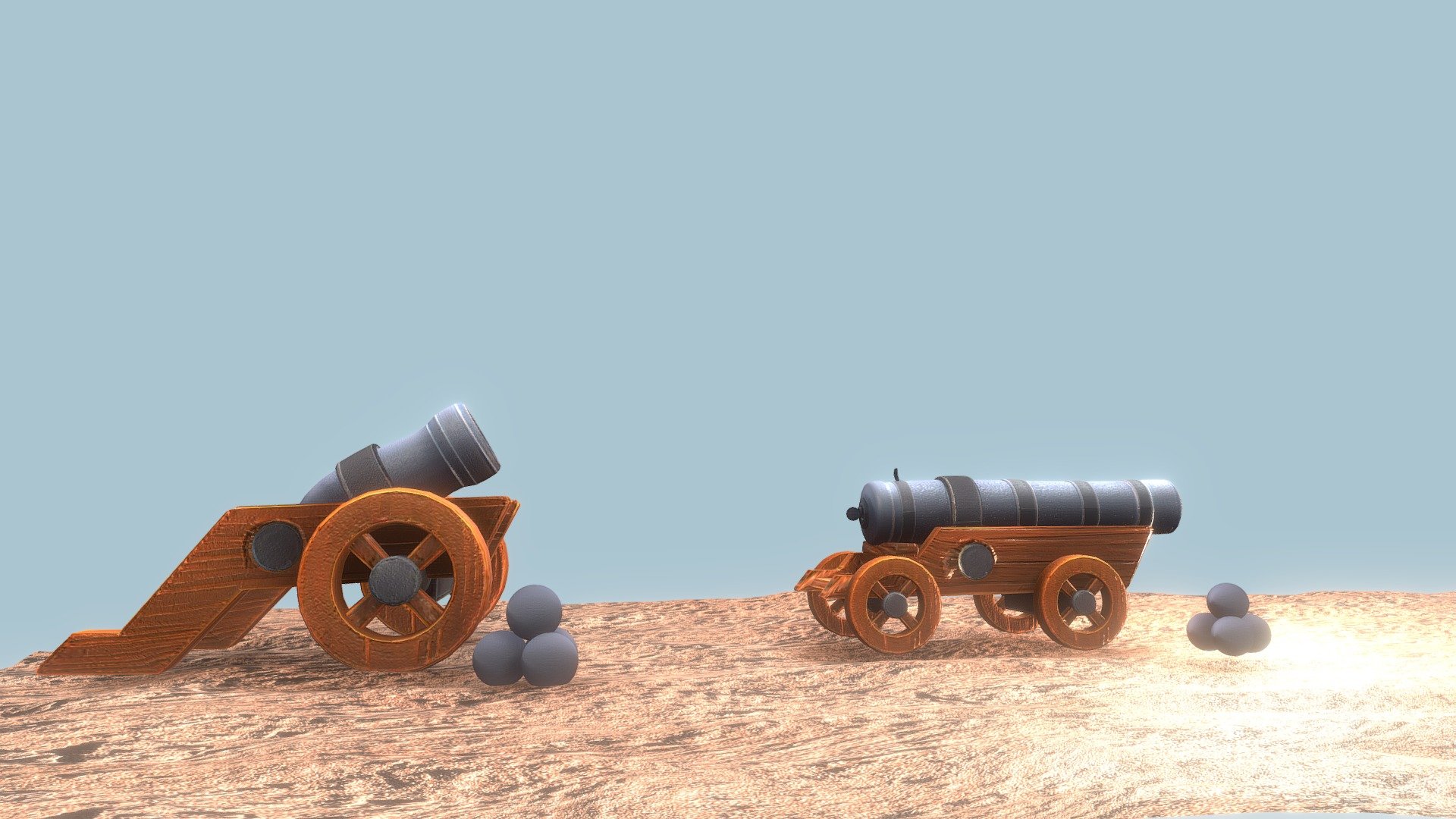 Mortar and Cannon