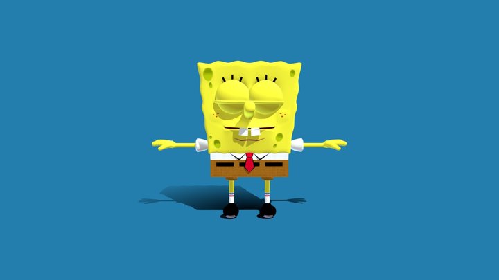spongebob squarepants custom model 3D Model