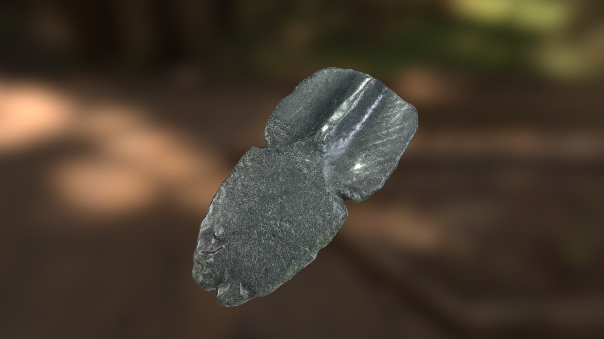 A fragment of a bronze blade