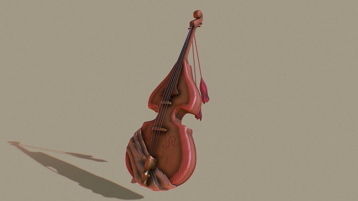 Bard's Violin 3D Model