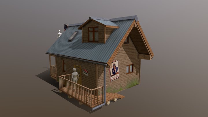 Forest Loner :  House Test 3D Model