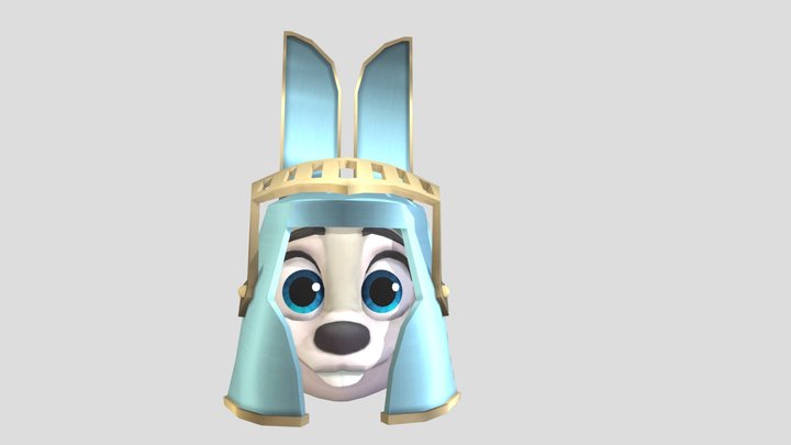 Новое ну погоди, голова зайца в шлеме – Kostenloses 3D-Modell STL