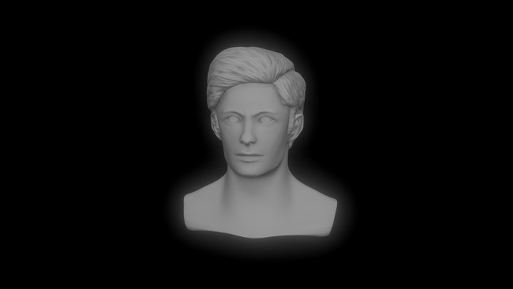 Generic male Bust 3D Model