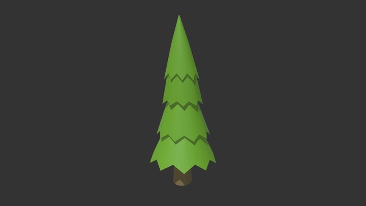 Tree Stylized 3D Model