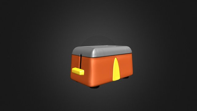 Cartoony Animated Toaster
