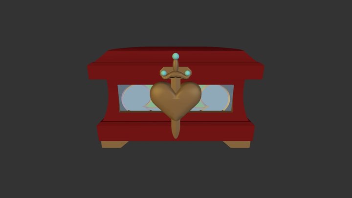 Grimhilde's chest 3D Model