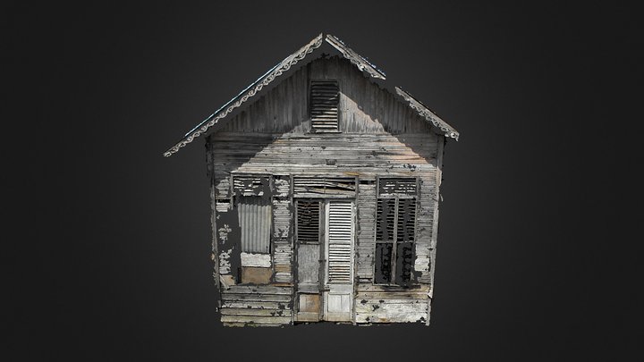 Old Shoemaker's Shop, Rancho Quemado 3D Model