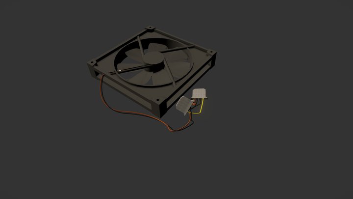 Portable Fan 3D Model