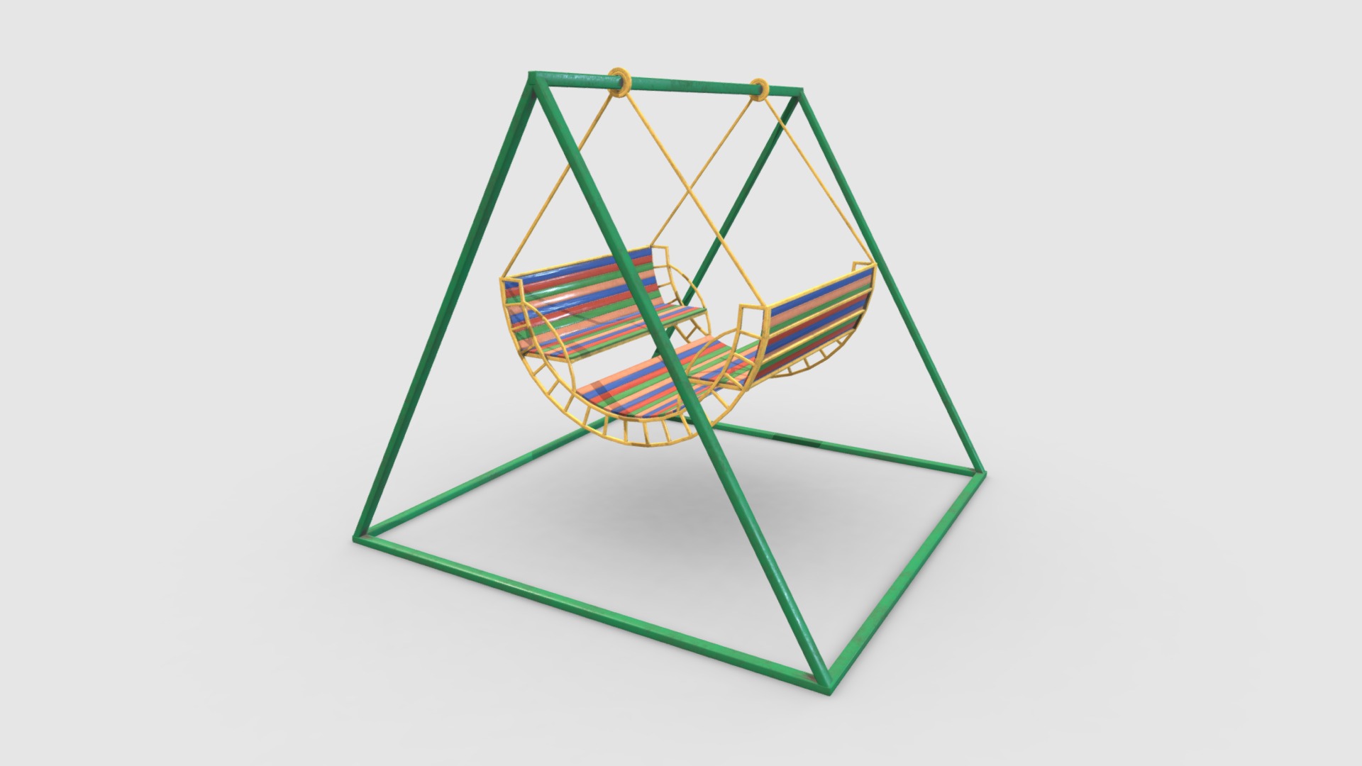 3D model Childrens Swing Symmetry - This is a 3D model of the Childrens Swing Symmetry. The 3D model is about shape.