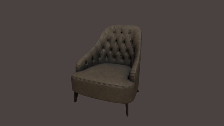 chair LP UVW beacking 3D Model