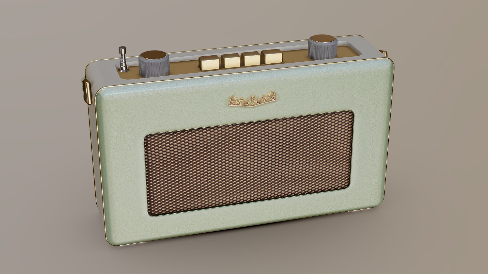 Vintage Radio - 3D model by 3Dee (@mellydeeis) [017315f] - Sketchfab
