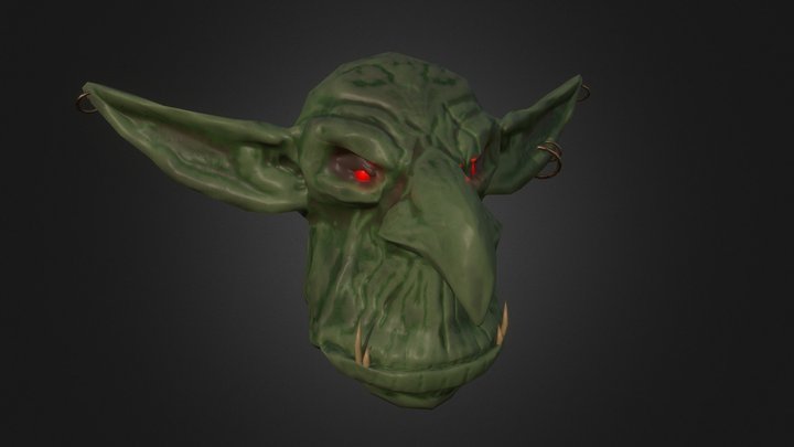 Goblin's Head 3D Model
