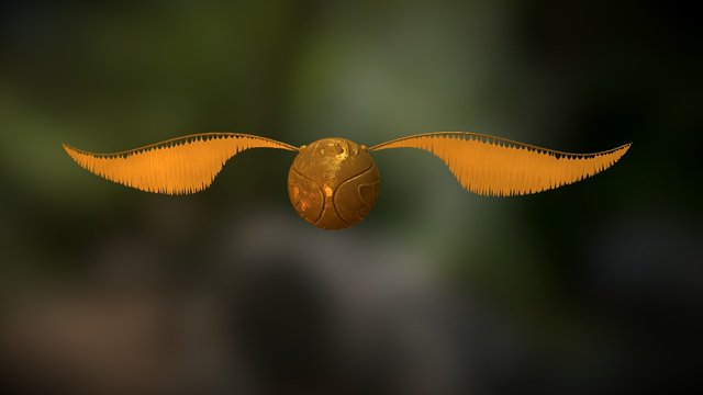 Quidditch Golden Snitch (SGP) 3D Model