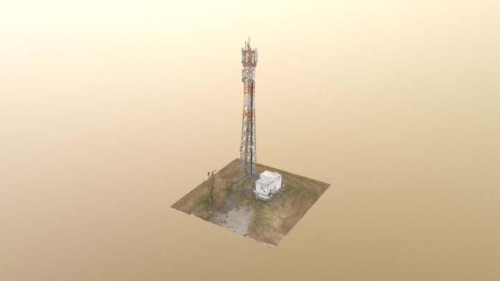 Cell tower pointcloud 3D Model