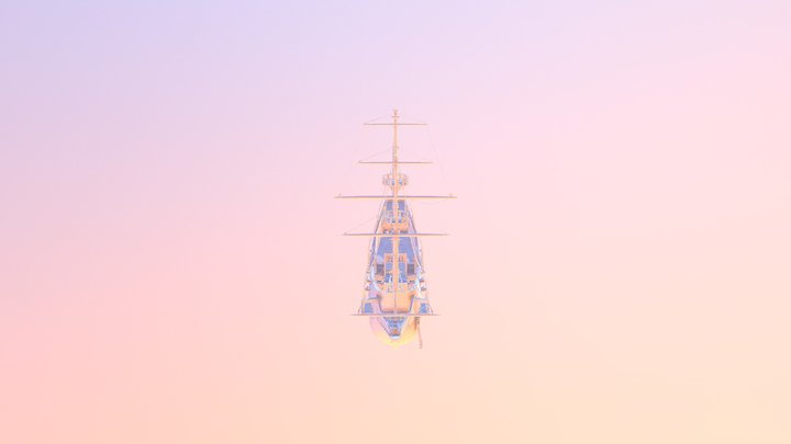Golden Hind 3D Model