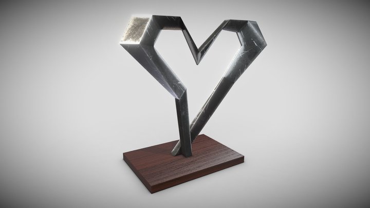 Heart Decoration 3D Model